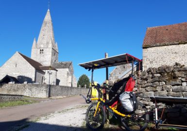 Préparation du vélo solaire