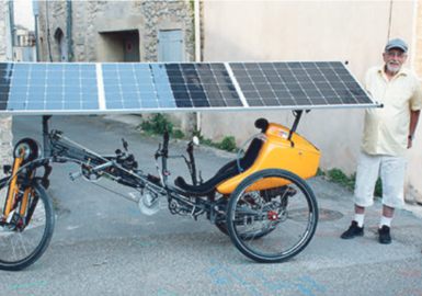 La Sacoche Cyclo : Le vélo solaire, une conception lumineuse