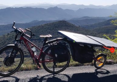 Je fais connaissance avec mon vélo solaire