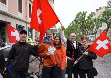 D43 - Vivien Dettwiler at the finish